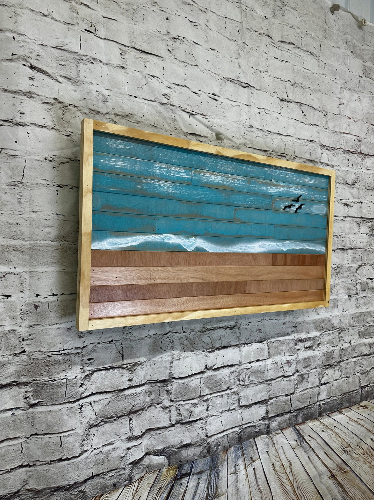 Coastal Beach Concealment Art - Biometric Lock