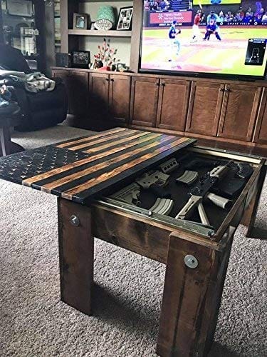 Black Burnt Concealment Coffee Table