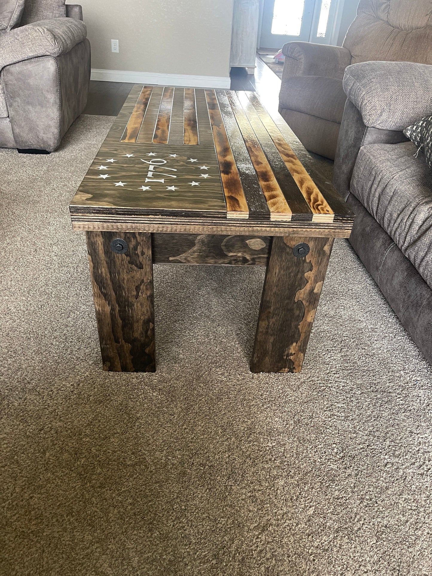 1776 Flag Concealment Coffee Table