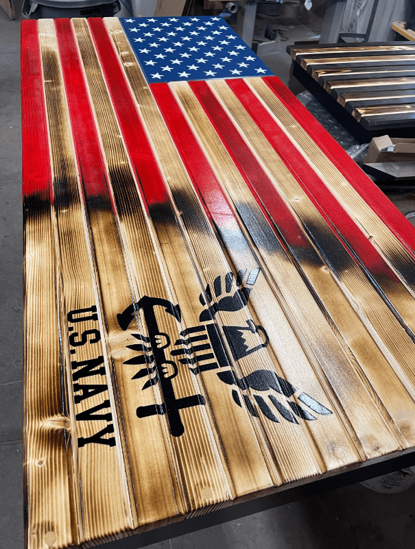 Navy Concealment Coffee Table
