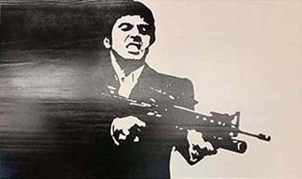 Scarface Large Wall Mount