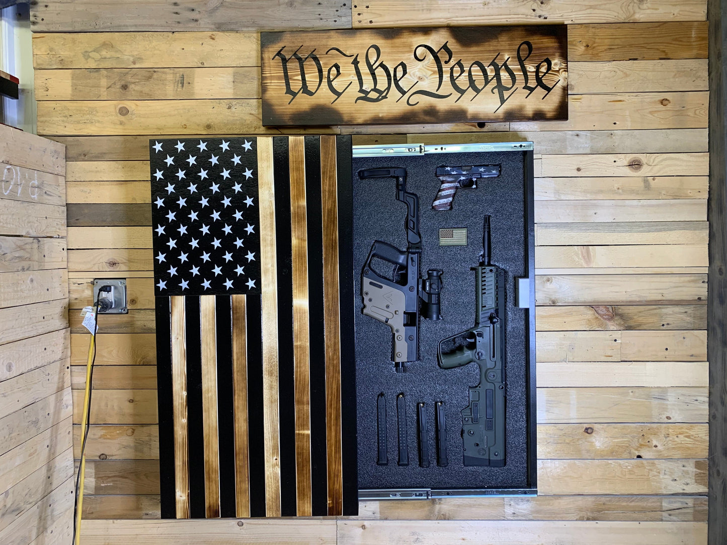 Smoke Vertical flag - ProtectYOURshelves