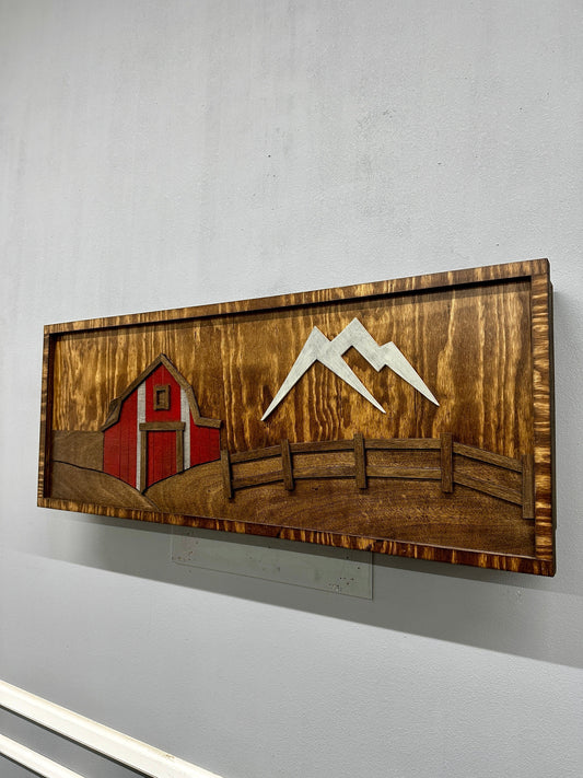 Red Barn Mountain Original hidden compartment. 1 of 1