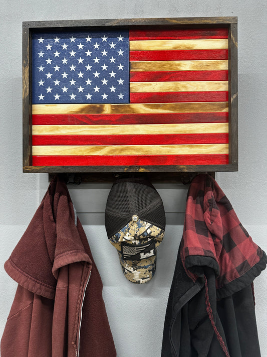 Concealment Flag Coat Hanger