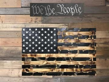 Black & Burnt Distressed