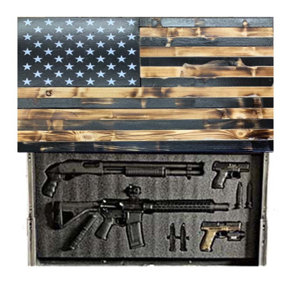 Black & Burnt Distressed