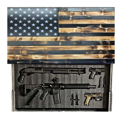Black & Burnt Distressed