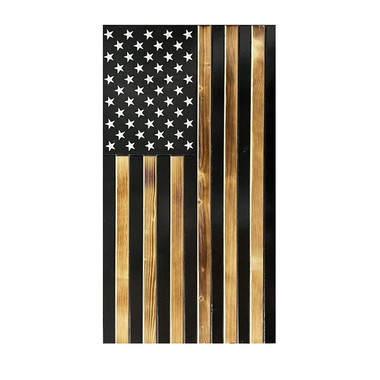 Black & Burnt Classic Oak Vertical