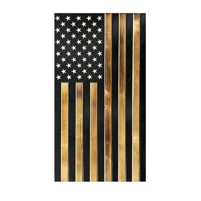 Black & Burnt Classic Oak Vertical