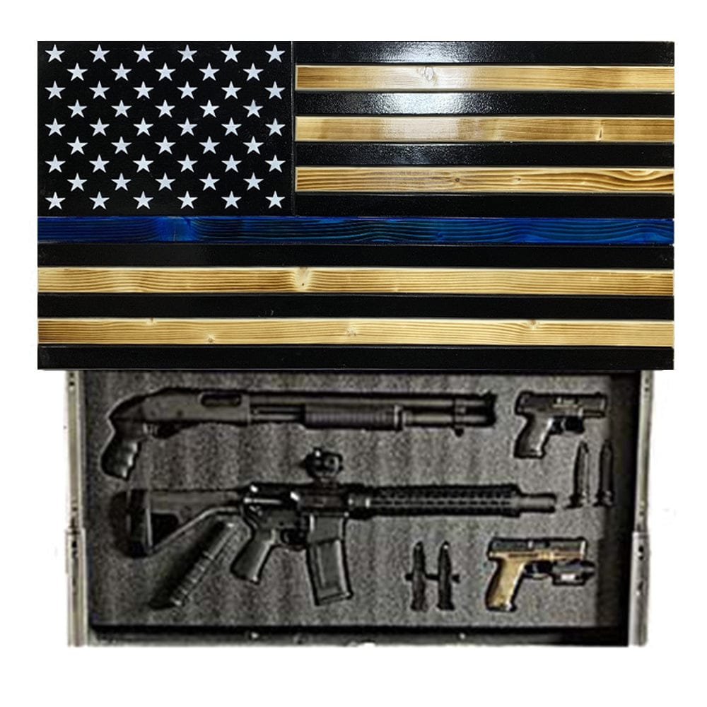 Black Burnt Blue Line