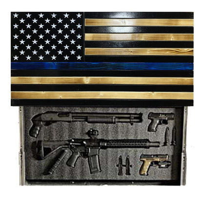 Black Burnt Blue Line
