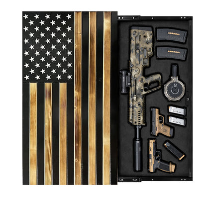 Black & Burnt Classic Oak Vertical