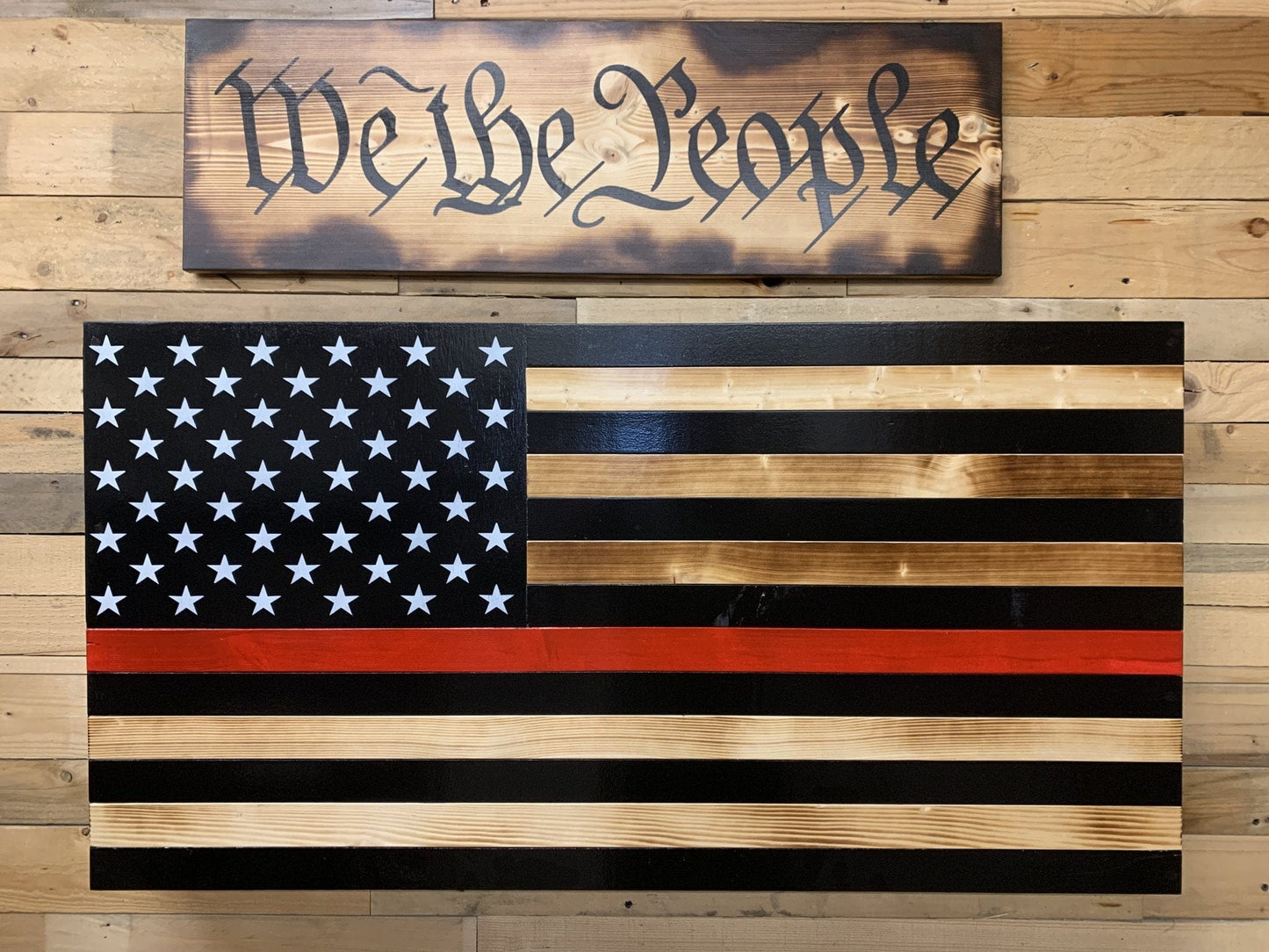 Black Burnt Red Line