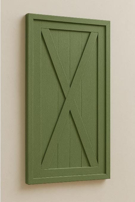 Rustic Barndoor Panel Cover