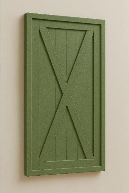 Rustic Barndoor Panel Cover