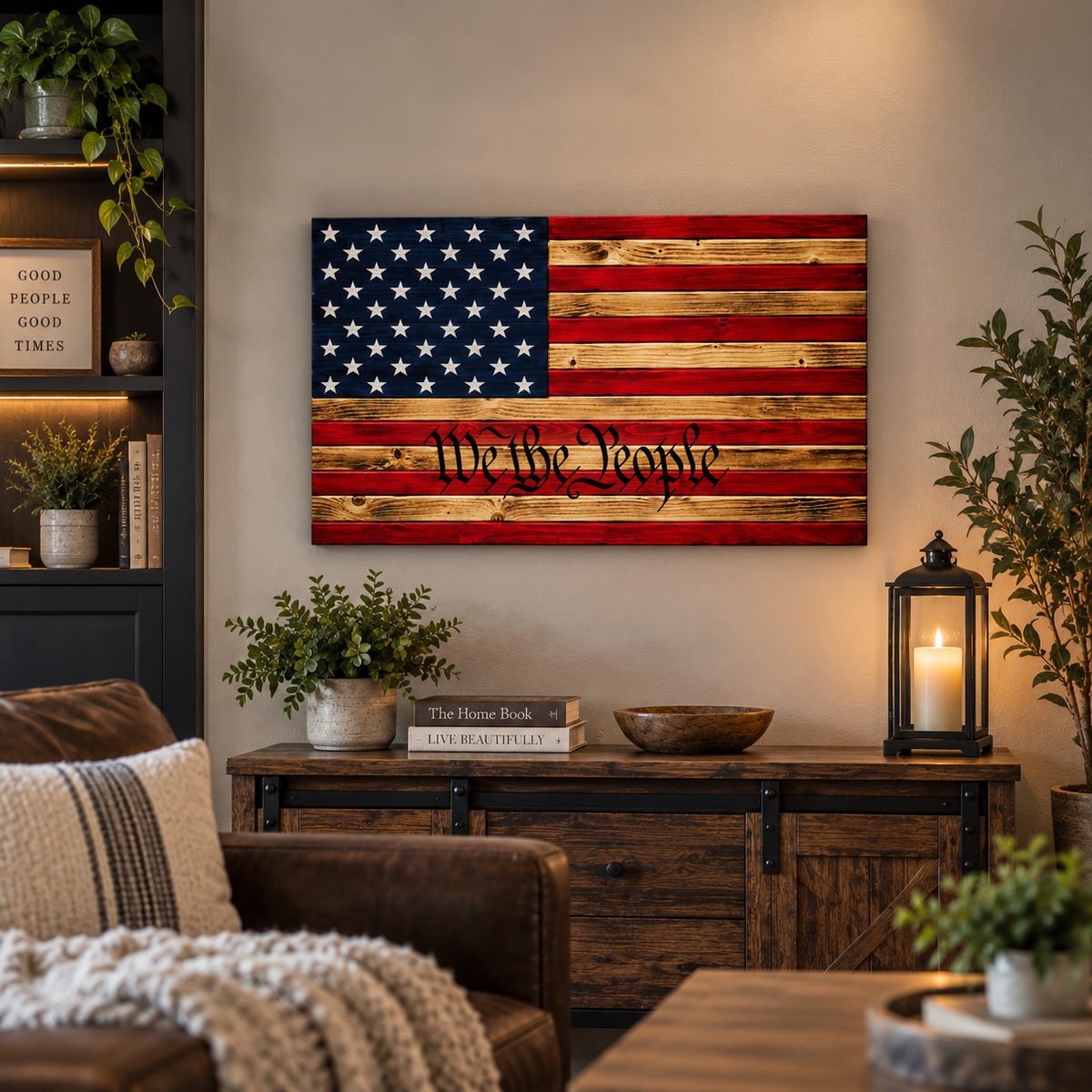 Red Burnt We The People