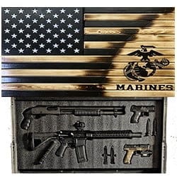 Black Marine Torn Away