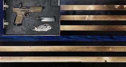 Black Burnt Blue Line