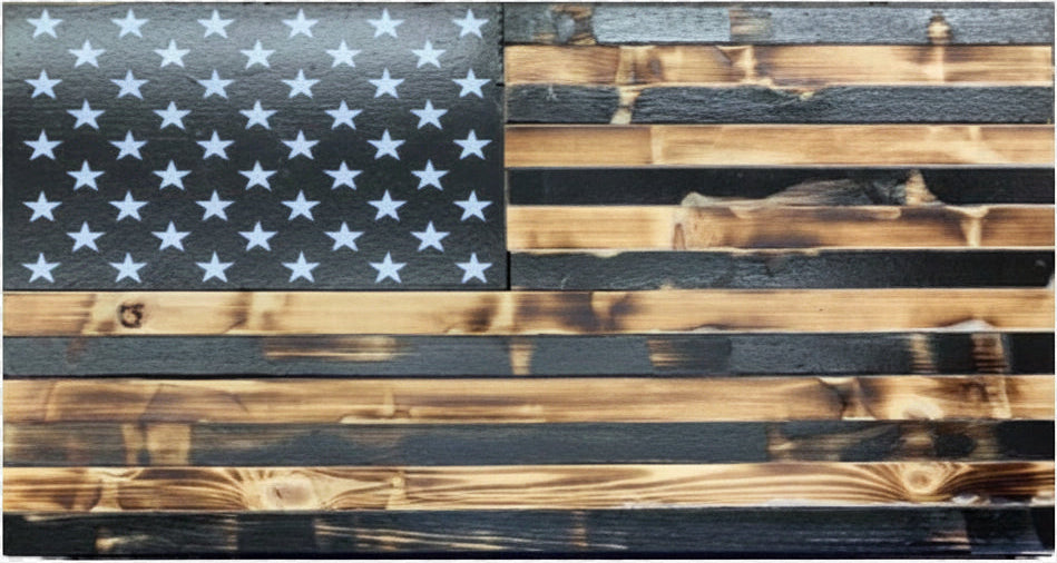Black & Burnt Distressed