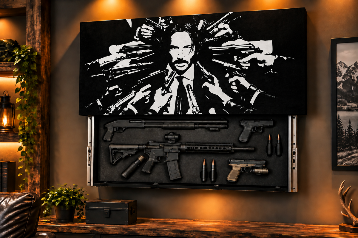 John Wick Distressed Large Wall Mount