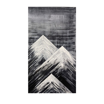 Black White Vertical Mountain