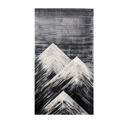 Black White Vertical Mountain