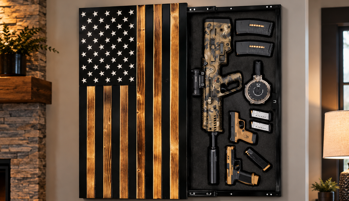 Black & Burnt Classic Oak Vertical