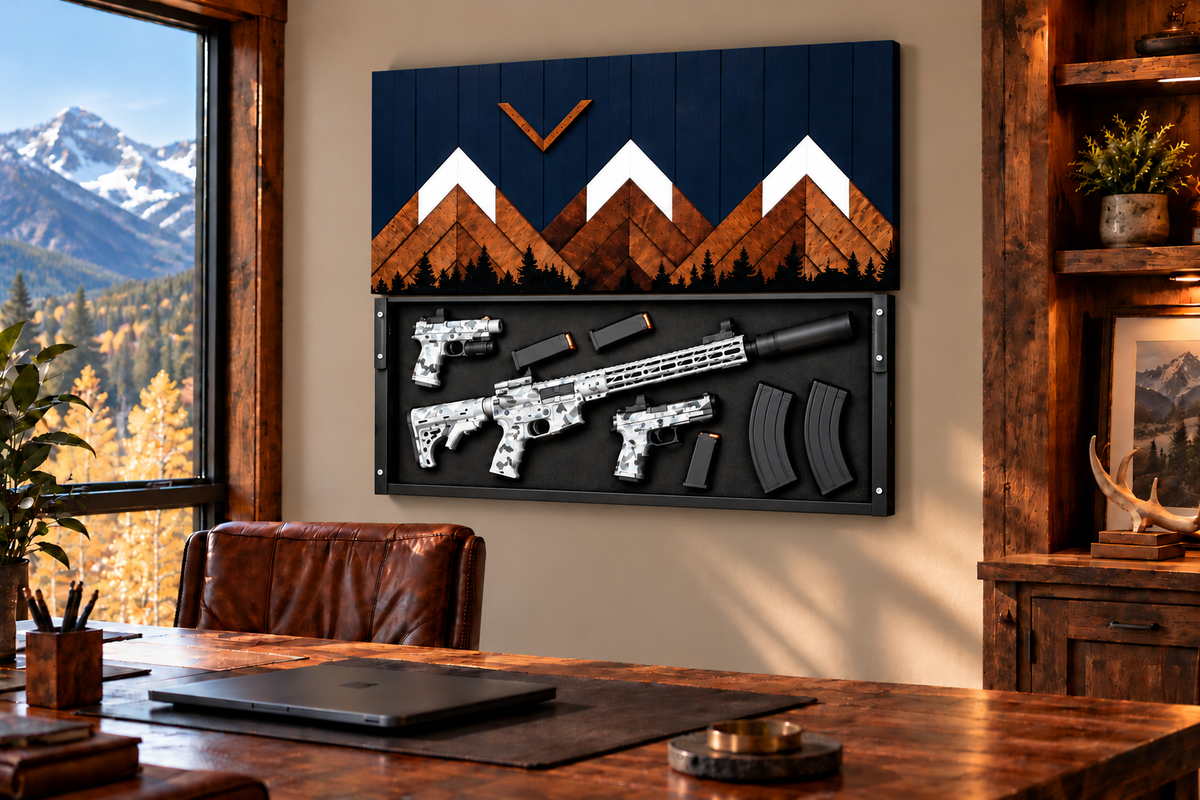 Midnight Blue Mountain Art Biometric