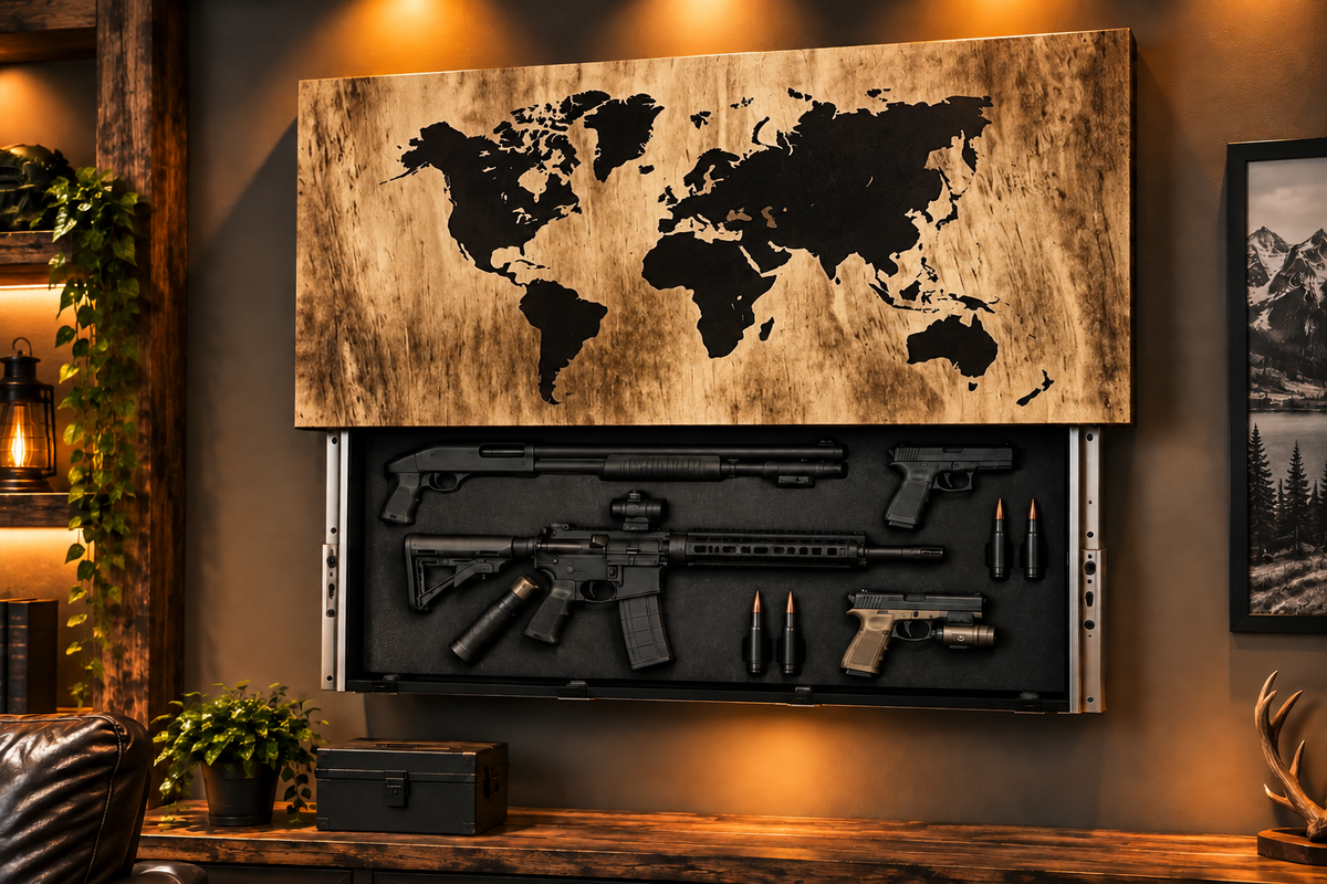 Burnt World Map Biometric