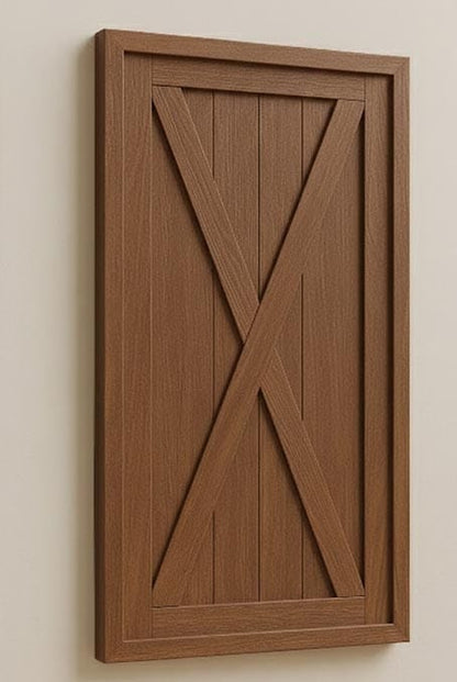 Rustic Barndoor Panel Cover