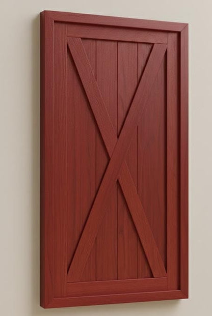Rustic Barndoor Panel Cover