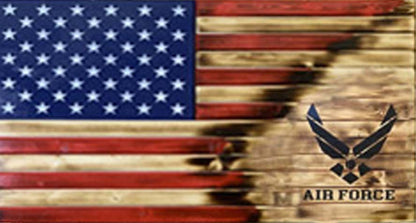  Crafted burnt & Distressed pine that allows for a truly unique one-of-a-kind look. Each unit is shipped with mounting hardware. Chunky Shelves wooden flag weapons concealment wall decor contains a secret compartment for gun storage. Our American flags are rustic home decor that look great in a man cave, office or anywhere you want to conceal your weapons. Protect Your Shelves!