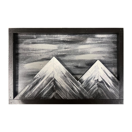 Black & White Mountain Art | Mountain Wall Art | ProtectYOURshelves