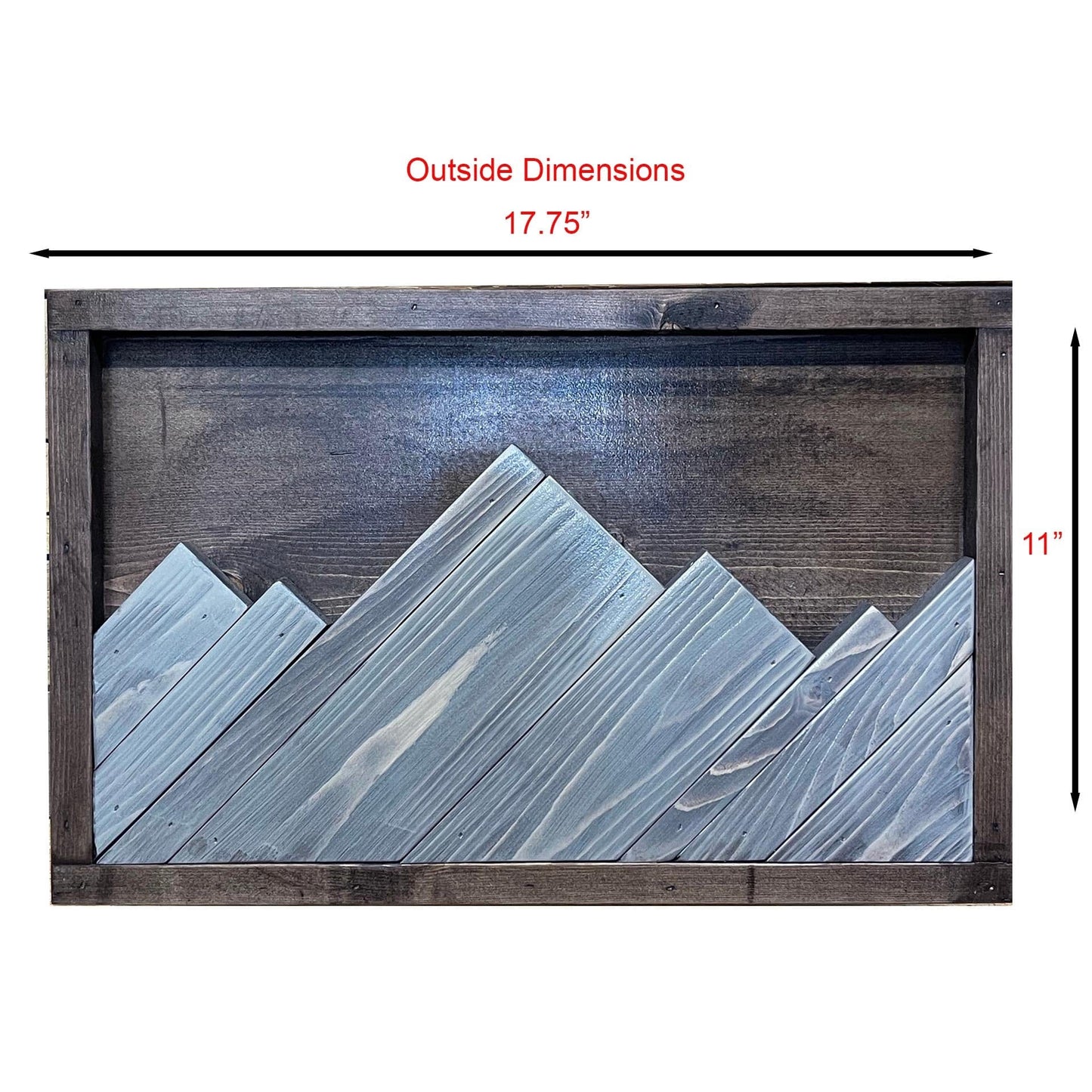 Mountain hidden gun decor