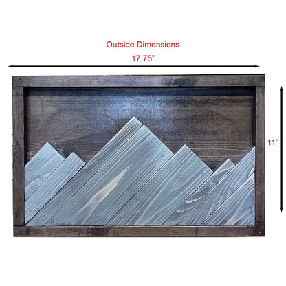 Mountain hidden gun decor
