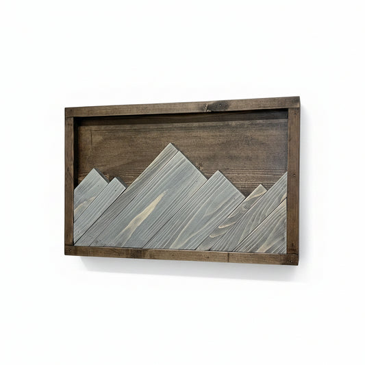 Mountain hidden gun decor