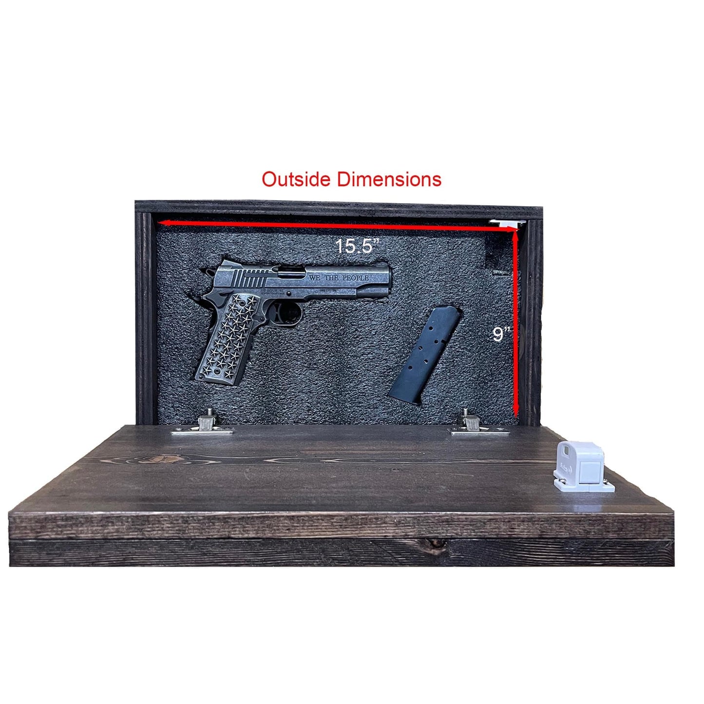 Mountain hidden gun decor