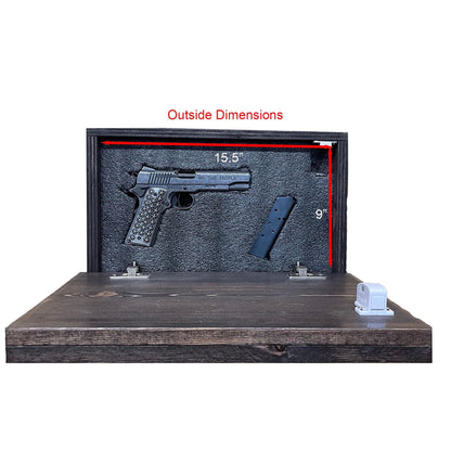 Mountain hidden gun decor